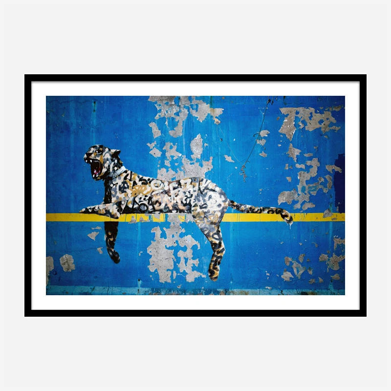 Banksy Bronx Zoo Leopard Wall Art