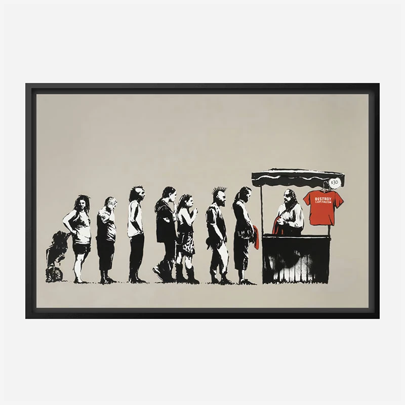 Festival By Banksy Wall Art Print