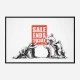 Sale Ends Today Banksy Wall Art Print
