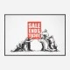 Sale Ends Today Banksy Wall Art Print