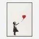 Banksy Girl with Balloon Art Print