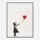 Banksy Girl with Balloon Art Print