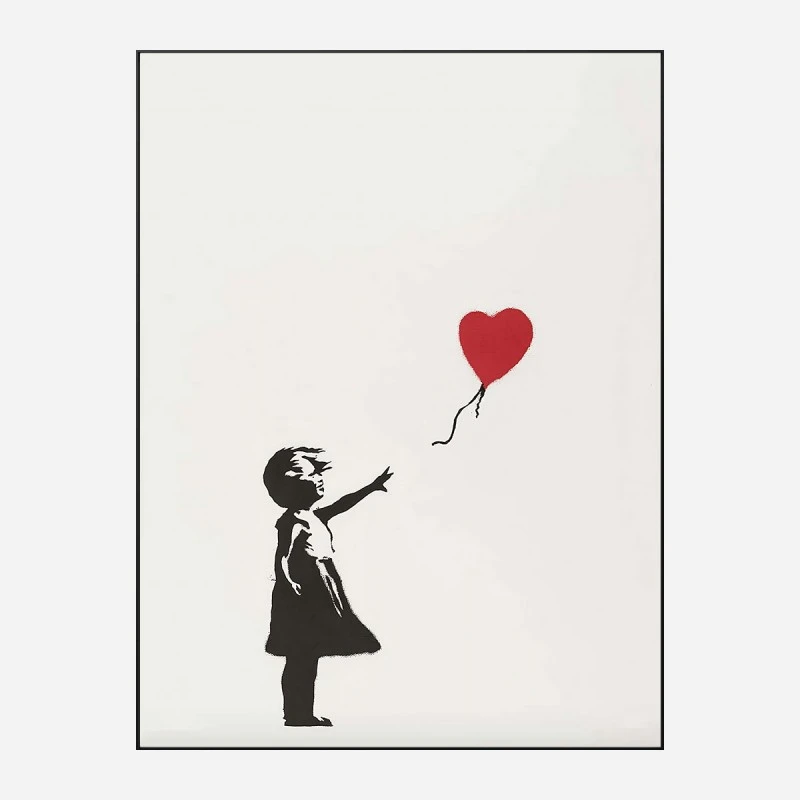Banksy Girl with Balloon Art Print