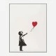 Banksy Girl with Balloon Art Print