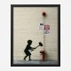 Fire Hydrant Mural by Banksy Art Print