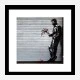 Waiting In Vain… at the door of the club by Banksy Art Print