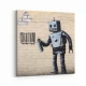 Tagging Robot by Banksy Art Print