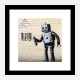 Tagging Robot by Banksy Art Print