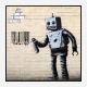 Tagging Robot by Banksy Art Print