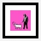 Choose Your Weapon Pink by Banksy Art Print