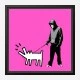 Choose Your Weapon Pink by Banksy Art Print