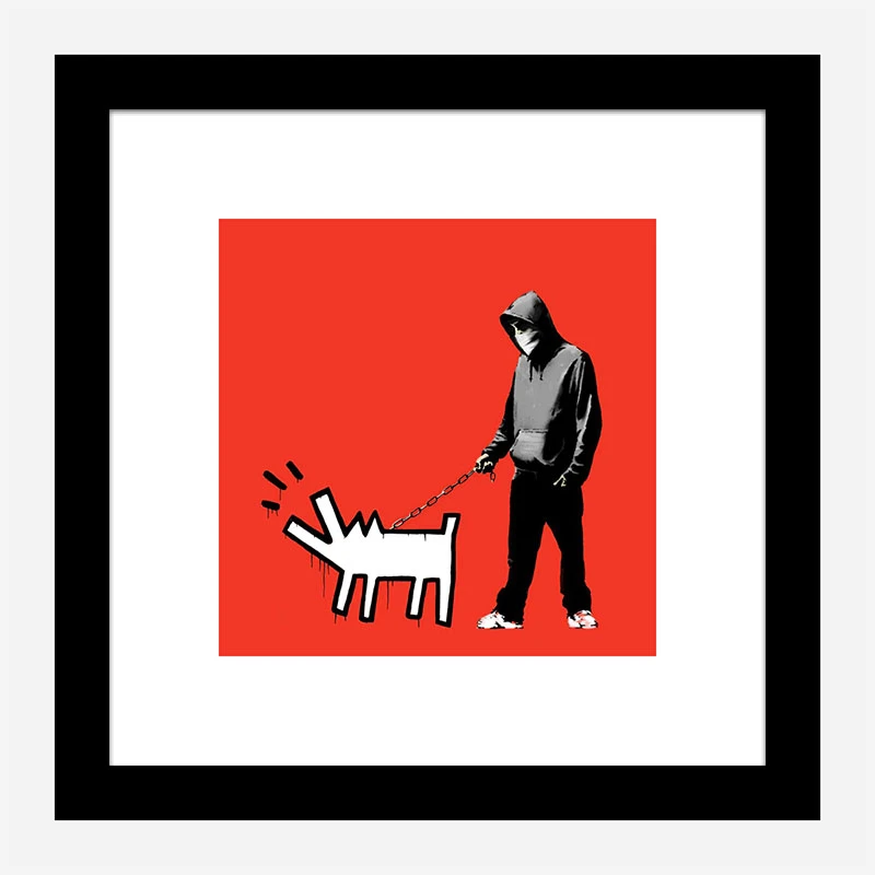 Choose Your Weapon Red by Banksy Art Print