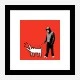 Choose Your Weapon Red by Banksy Art Print