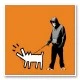 Choose Your Weapon Orange by Banksy Art Print