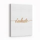 Inhale Gold Typography Wall Art