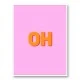 OH Typography Wall Art