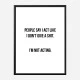 People Say Typography Art Print