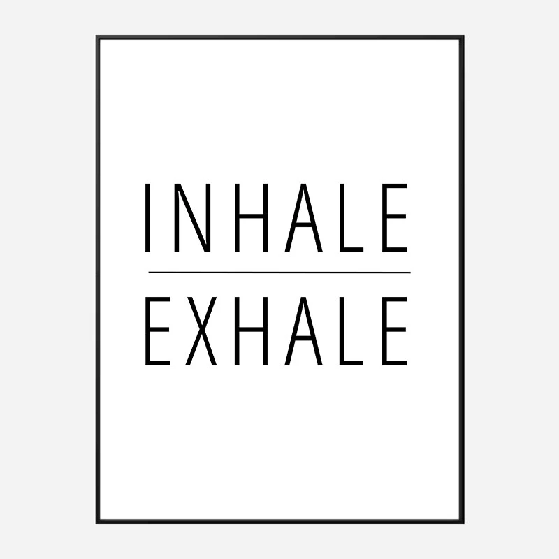 Inhale - Exhale Art Print