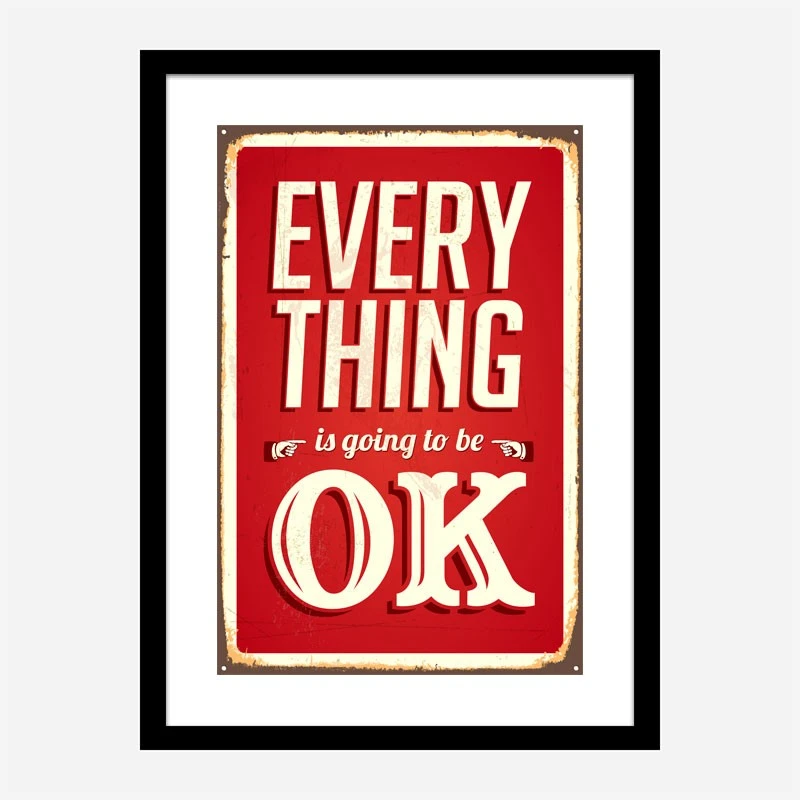 Everything Typography Wall Art