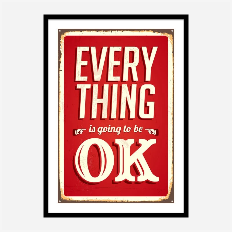 Everything Typography Wall Art