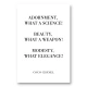 Coco Chanel Adornment Quote Art Print