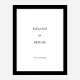Coco Chanel Elegance Is Refusal Quote Art Print
