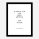 Coco Chanel Add More Lipstick Quote Art Print