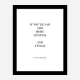 Coco Chanel Add More Lipstick Quote Art Print