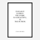 Coco Chanel Elegance Quote Art Print
