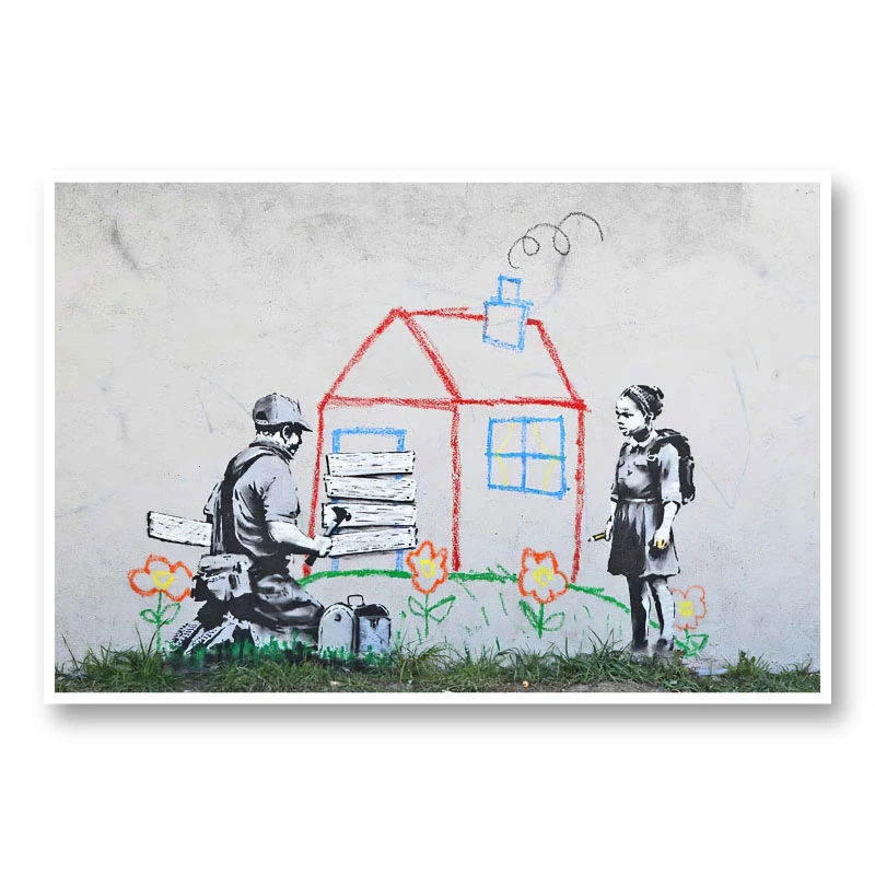 「Crayon for Closure」バンクシー リトグラフ サイン入り Crayon for Closure Banksy Wall Art