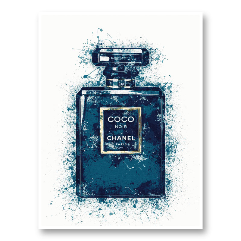 Cindy Shaoul - Dripping Dots - Coco Mornings in Paris Perfume Bottle  Painting Oil and Resin For Sale at 1stDibs