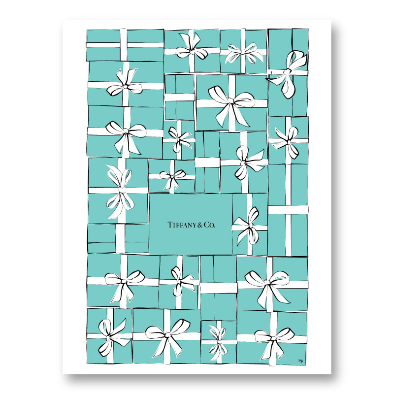 Tiffany Boxes Art Print