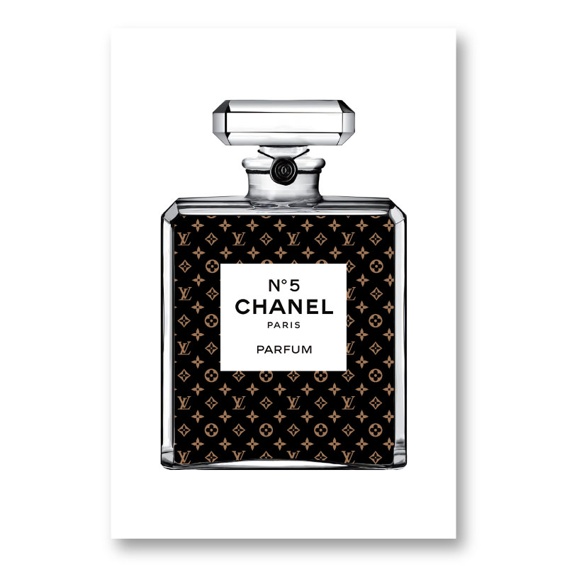 CHANEL LOUIS VUITTON アート版画 ゴールドフレーム ルイヴィトン シャネル アートパネル 絵画 インテリア アート