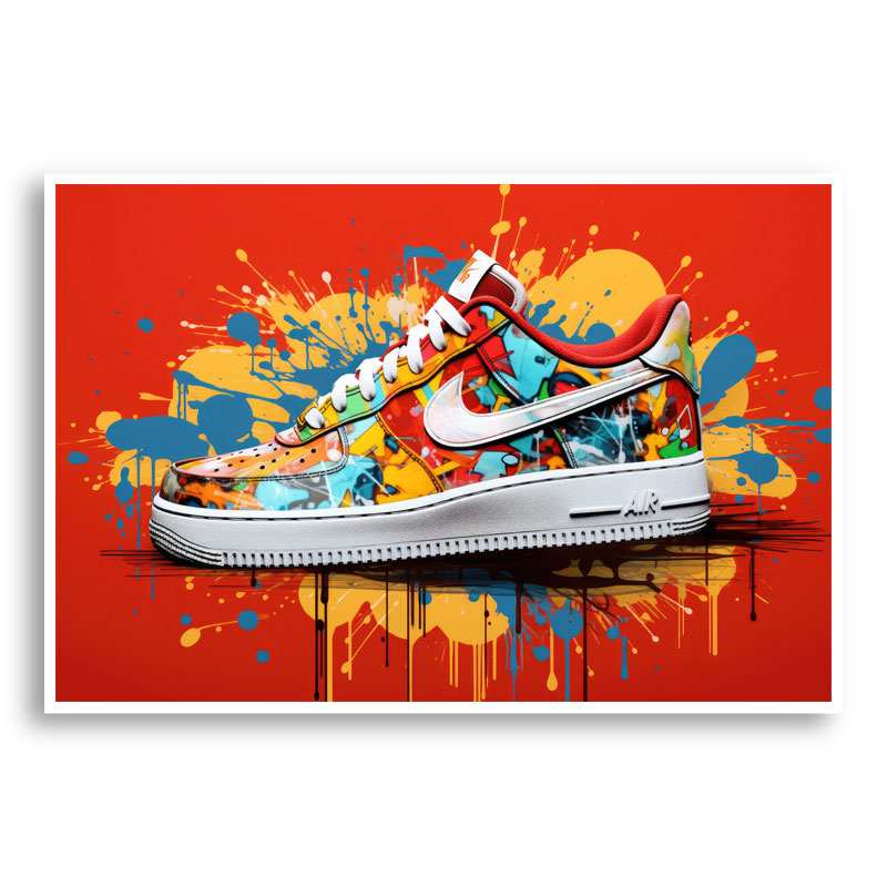 Nike, Shoes, Nike Air Force I Custom Painted Graffiti Shoes