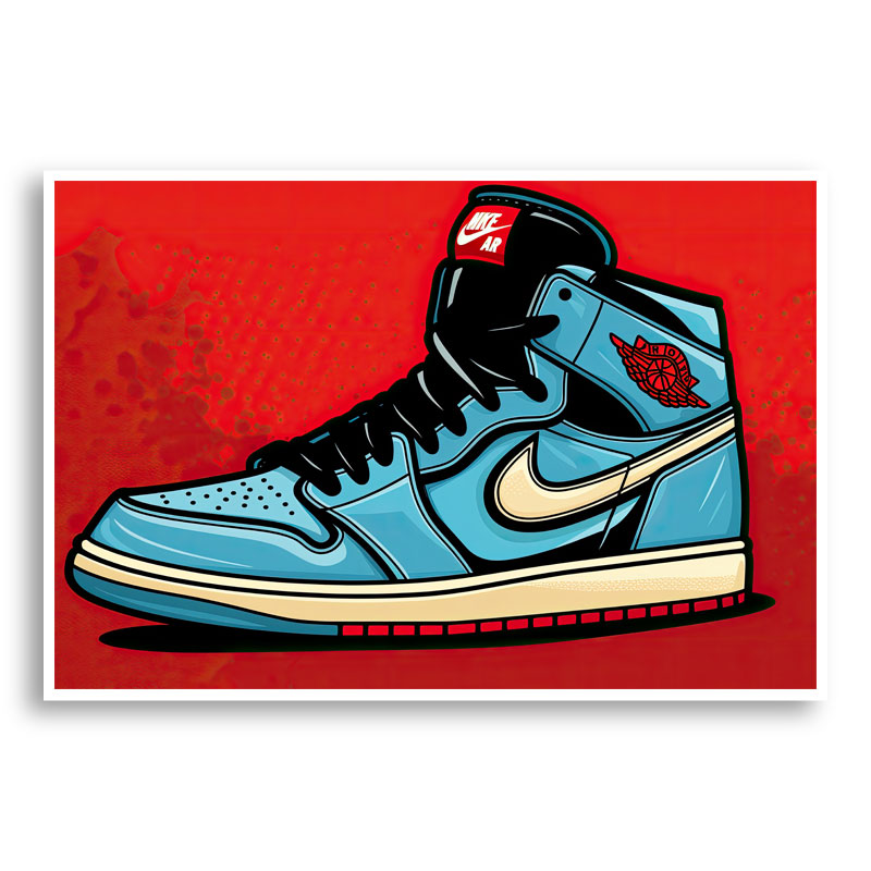 jordan 1 cartoon drawing
