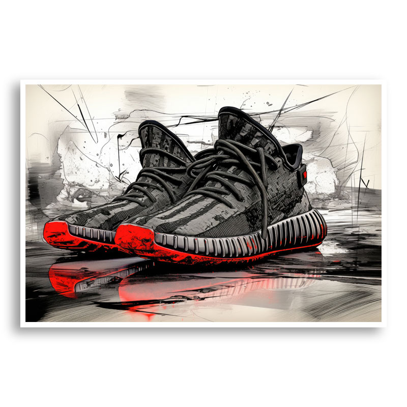Yeezy 350 v2 drawing top